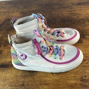Converse Sneakers - White with Rainbow Accents